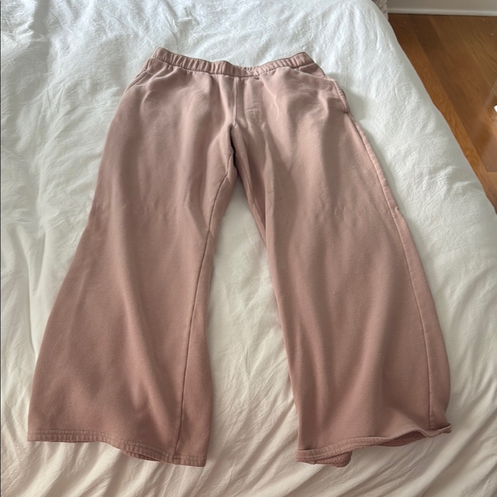 Hollister Pink Sweatpants Relaxed Fit Joggers